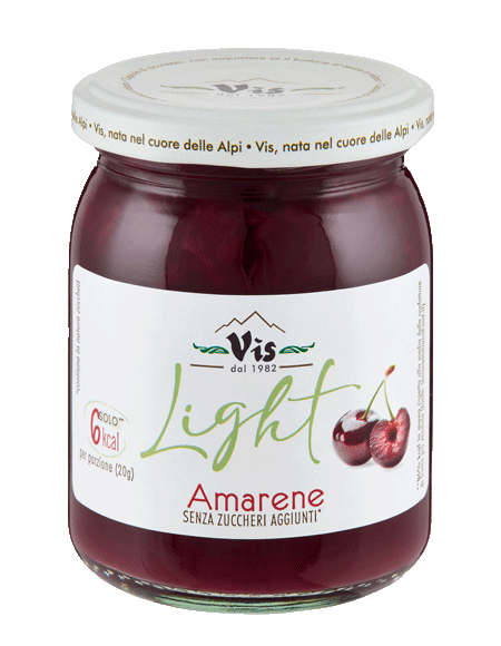 Più Frutta Light - Confettura a ridotto contenuto calorico - Amarena
